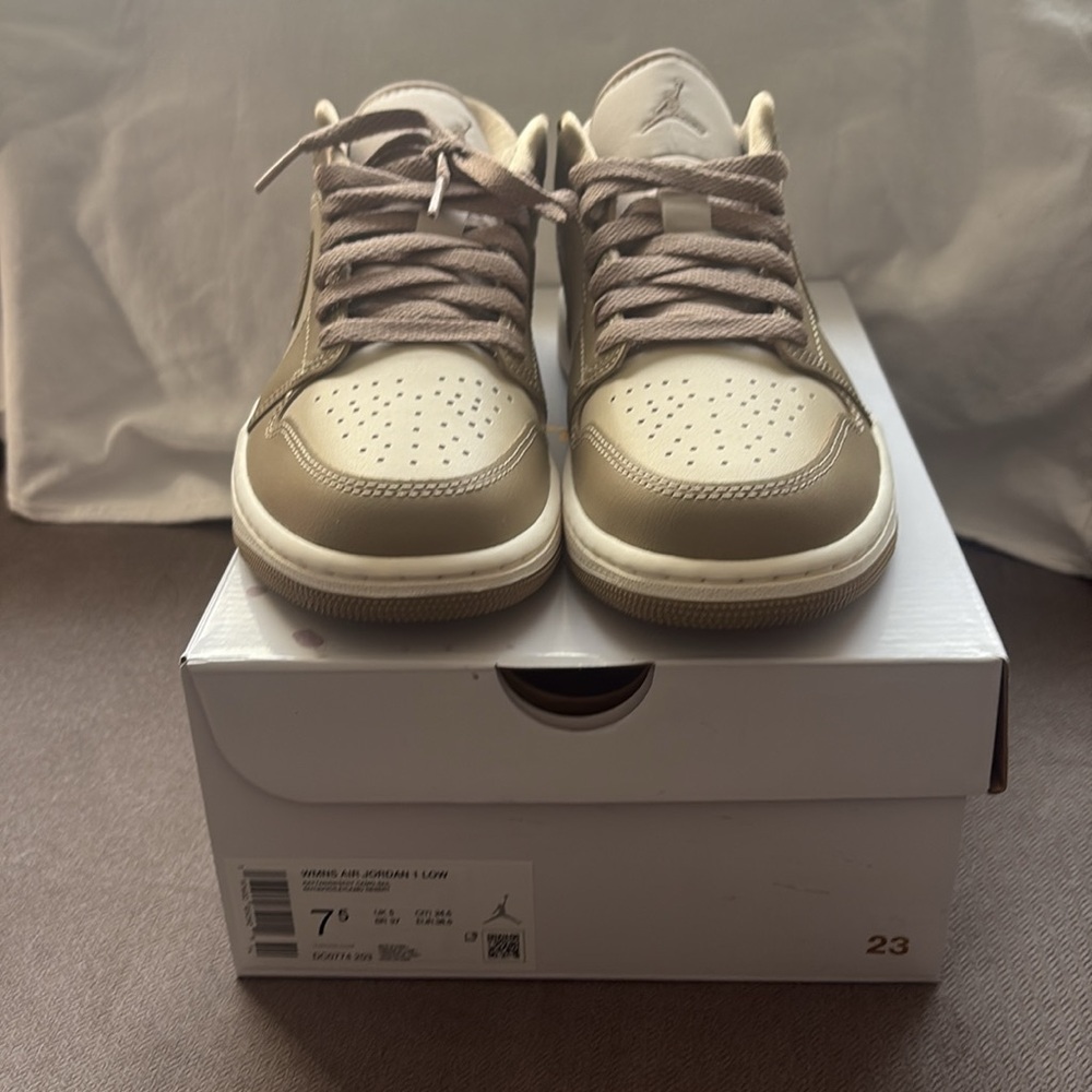 Jordan Athletic Shoes in Beige and Brown